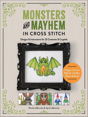 cover image of Monsters and Mayhem in Cross-Stitch